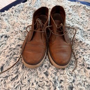 Men’s Frye boots. Leather, brown, size 10.5 or 11- size wore off tag.